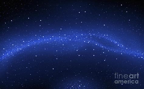 Illustration Of The Milky Way Digital Art by Vlad Gerasimov