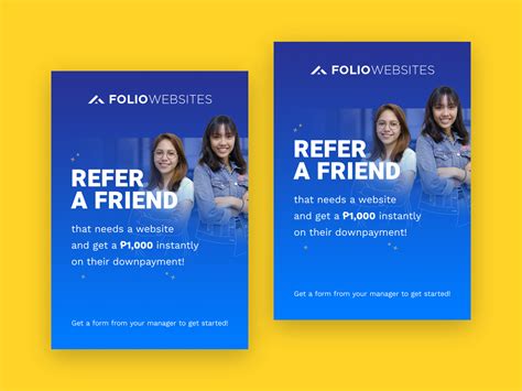 Referral Flyer by Marlon Gerundio on Dribbble