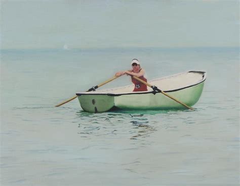 The Rowboat Painting by Candy Prather