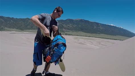 Sandboarding @ Great Sand Dunes National Park 2017-06 (Indy) - YouTube