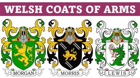 Welsh Coats of Arms - YouTube