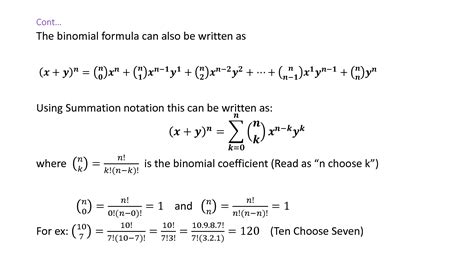 SOLUTION: Binomial theorem and applications - Studypool