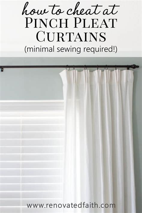 How To Make Pinch Pleat Curtains It S Much Easier Than You Think