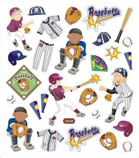 Kids > Baseball Stickers: Stickers Galore | Baseball sticker, Stickers ...