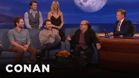 When The “Always Sunny” Cast Met Danny DeVito | CONAN on TBS - YouTube