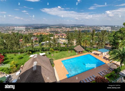 The rear pool of the Hotel des Mille Collines (Hotel Rwanda), Kigali ...