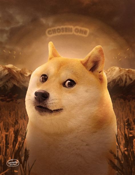 doge funny meme shiba inu poster fan art digital photo manipulation ...