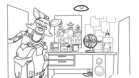 Free Printable Five Nights At Freddy's (FNAF) Coloring Pages