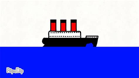 Ship Sinking Animated Test - YouTube