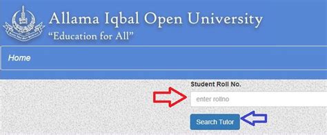 Find AIOU Tutor Address and Name with Roll No in 2021-22 For Matric ...