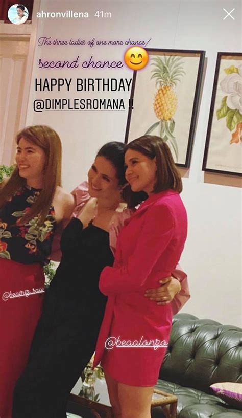 Bea Alonzo, Dimples Romana reunite with One More Chance cast members ...