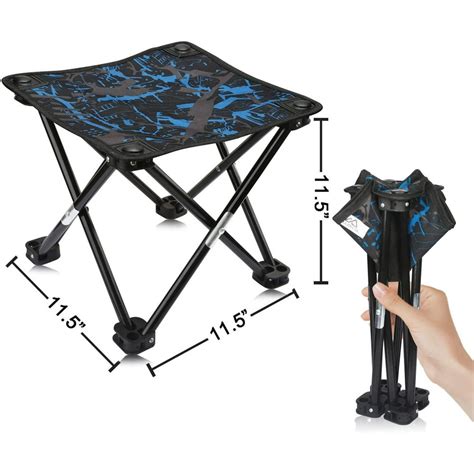 Camping Stool Portable Folding Stool Portable Chair Mini Foldable Stool ...