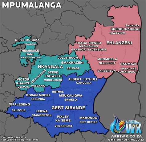 South Africa District Municipality Province Maps