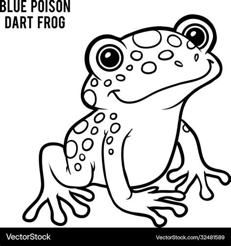 Poison Dart Frog Coloring Page