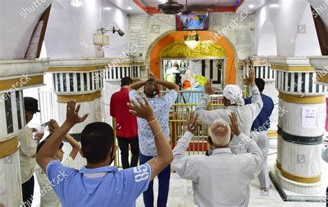 Devotees Offer Prayers Inside Durgiana Temple Editorial Stock Photo ...