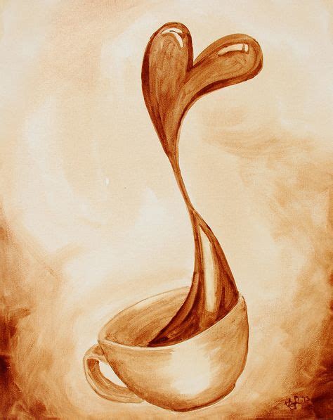 28 Best Coffee art drawing ideas | coffee art, coffee painting, coffee ...