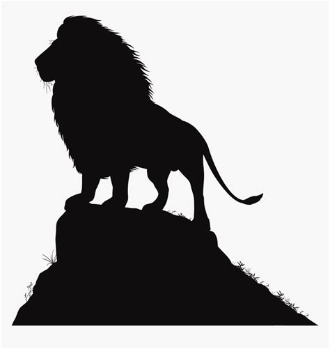 Roaring Lion Silhouette SVG