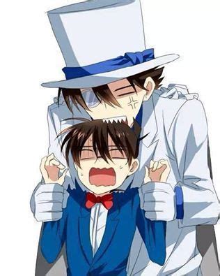 Kaito Kid vs Shinichi Kudo, haha... | Detective Conan & Magic Kaito. Amino