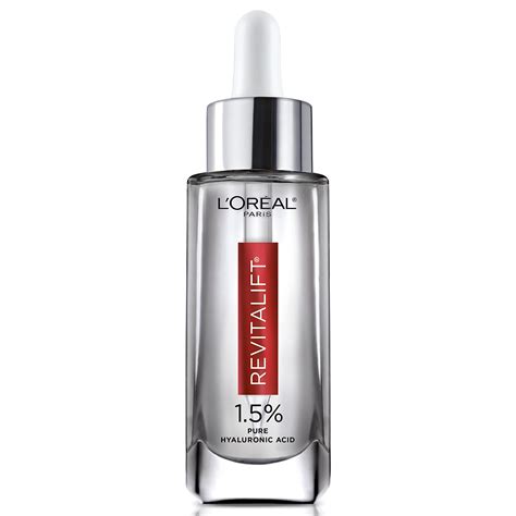 L’Oreal Paris 1.5% Pure Hyaluronic Acid Serum for Face with Vitamin C ...