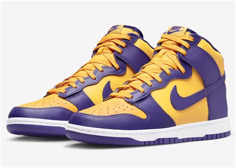 Nike Dunk High Lakers Court Purple DD1399-500 Release Date | SBD