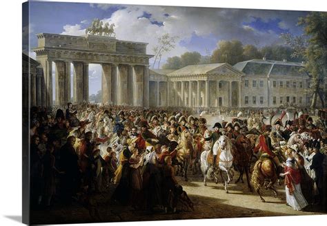 Napoleon Enters Berlin, at Brandenburg Gate, Oct, 27, 1806 Wall Art ...