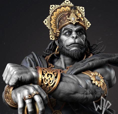 Lord Hanuman 3d Images Free Download ~ Hanuman Lord Bajrang Zbrush ...