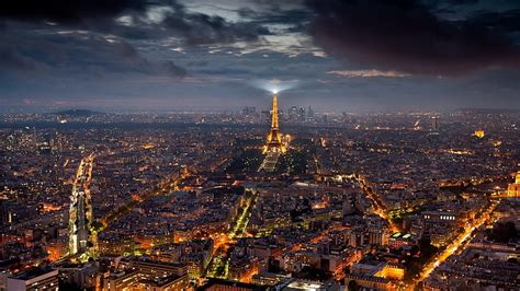 HD wallpaper: paris, night, europe, france, architecture, city ...