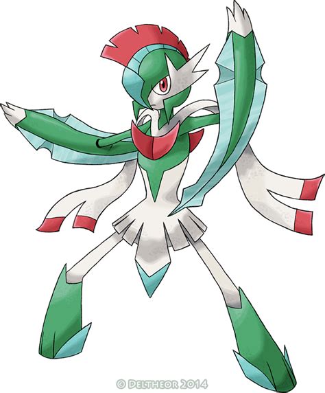 Mega Gallade (Fan-made) by Deltheor on DeviantArt