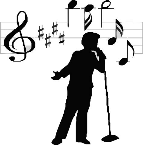 Free Singing Silhouette Png, Download Free Singing Silhouette Png png ...