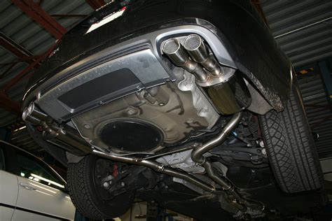 Audi S6 exhaust install. | Autobahn Performance Inc.