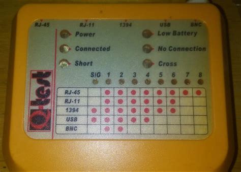 Q test 5 in one Cable tester for cat 5 and coax cable - Cable Testers