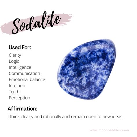 Healing Properties of Sodalite | Moon Pebbles