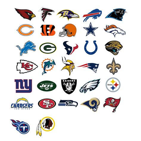 Printable Nfl Team Logos - Printable Word Searches