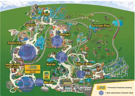 Busch Gardens Park Map