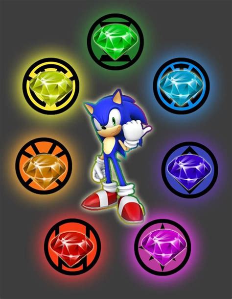 Sonic with Lantern Chaos Emerald | Sonic, Chaos emeralds, Sonic art