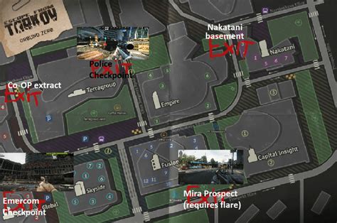 all extracts on ground zero : r/EscapefromTarkov