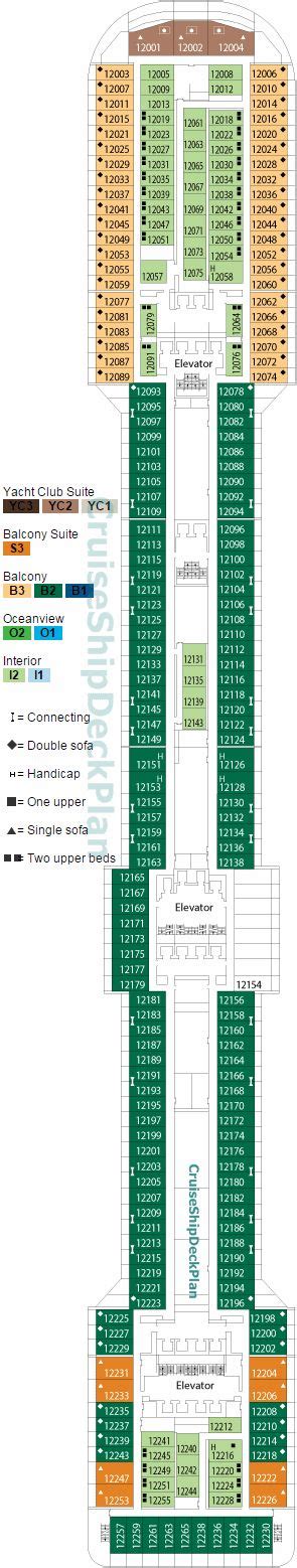 MSC Splendida deck plan | CruiseMapper