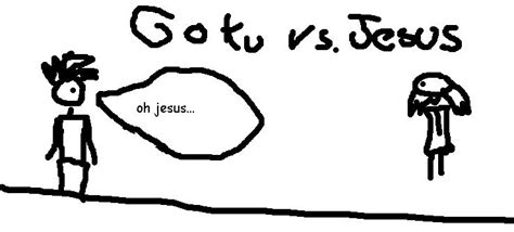 Goku vs Jesus by chonymony on DeviantArt