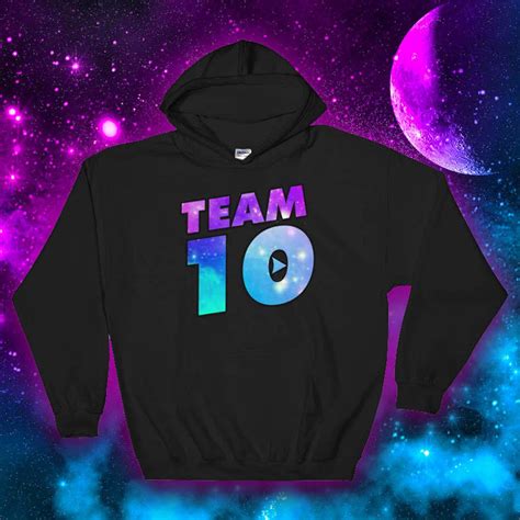 Team 10 Hoodie, Jake Paul Merch for Kids Men Women and Youth, Team 10 ...