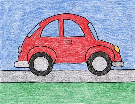 Draw A Cute And Easy Car · Art Projects For Kids | Images and Photos finder