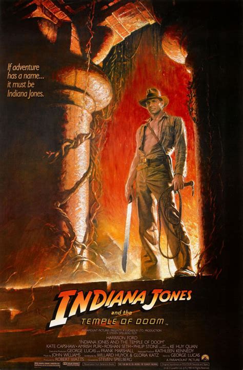 Indiana Jones and the Temple of Doom Movie Poster (#1 of 11) - IMP Awards