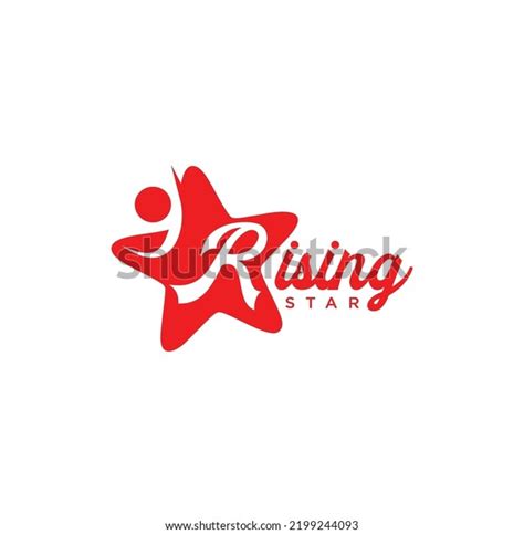 Rising Star Logo Design Vector Stock Vector (Royalty Free) 2199244093 ...