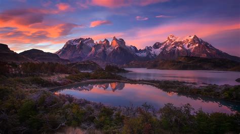 South America Patagonia Andes Mountains Lake, HD Nature, 4k Wallpapers ...