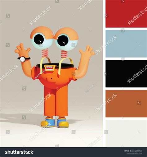 Color Palette Color Harmony Art Work Stock Vector (Royalty Free ...