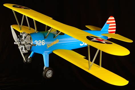 Stearman PT-17 Kaydet 3D Printed Model RC Plane 3dLabPrint Airplane Kit ...