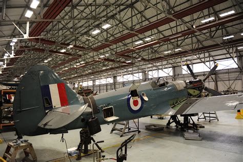 Battle Of Britain Memorial Flight RAF Coningsby Hangar Tour - Aircraft ...