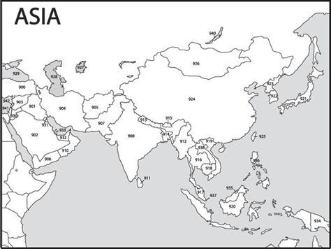 Political Map of Asia With Countries and Capitals [PDF]