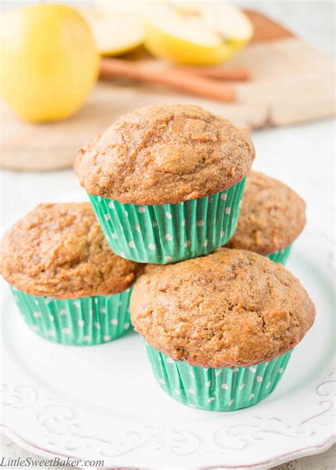 Healthy Apple Carrot Muffins (video) - Little Sweet Baker