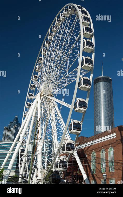 SKYVIEW FERRIS WHEEL DOWNTOWN ATLANTA GEORGIA USA Stock Photo - Alamy