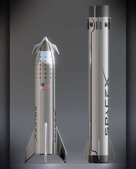 SpaceX Starship and Super Heavy model comparison by Kimi Talvitie ...